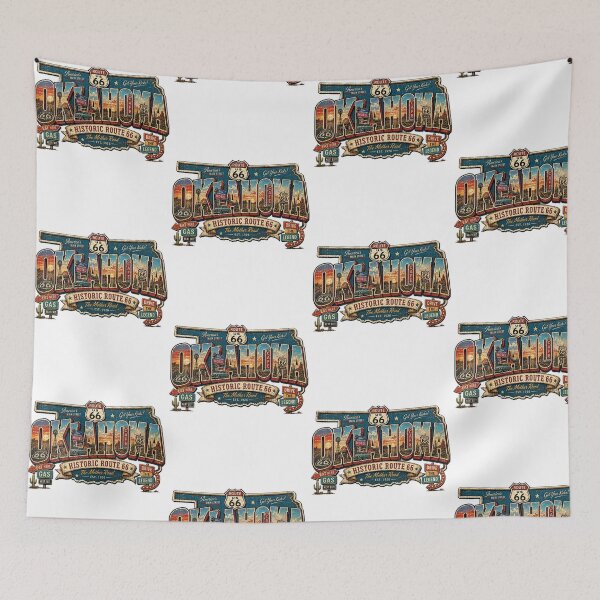 Item preview, Oklahoma Historic Route 66 Vintage Route 66 100 Years Anniversary designed and sold by ostenlee.