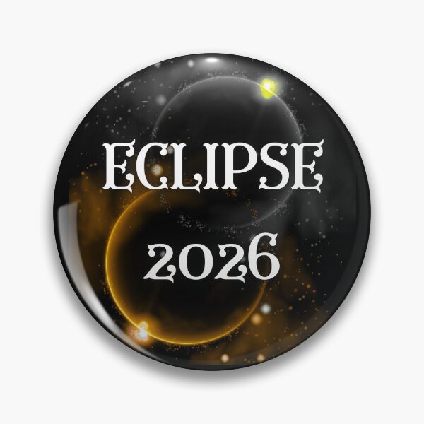 Item preview, Eclipse 2026 Celestial Solar Eclipse Cosmic Art designed and sold by stickersrafisa.