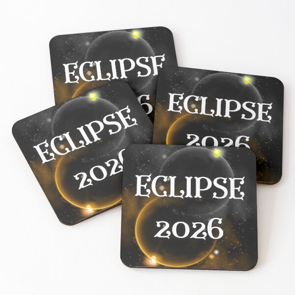 Item preview, Eclipse 2026 Celestial Solar Eclipse Cosmic Art designed and sold by stickersrafisa.