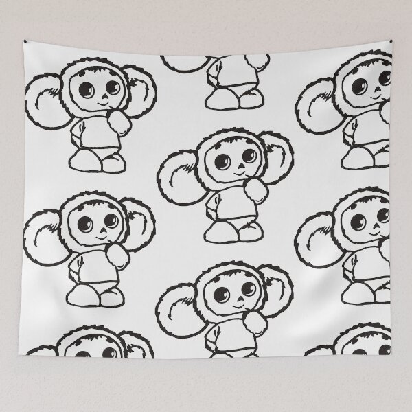 Item preview, Kawaii Big-Eared Friend - Retro Animation Line Art Sketch  designed and sold by Tokraz-art.