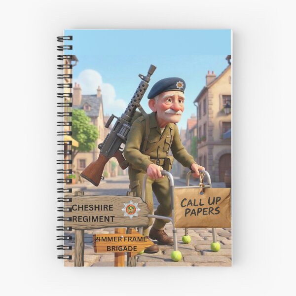 Item preview, Cheshire Regiment call up zimmer frame brigade designed and sold by Bootneckstore.