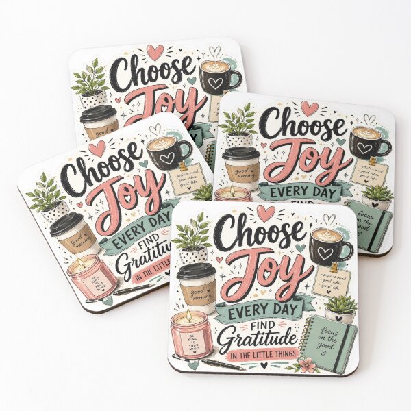 Item preview, Choose Joy Every Day Positive Lifestyle Sticker designed and sold by Omanut Studio — By Ashwin..