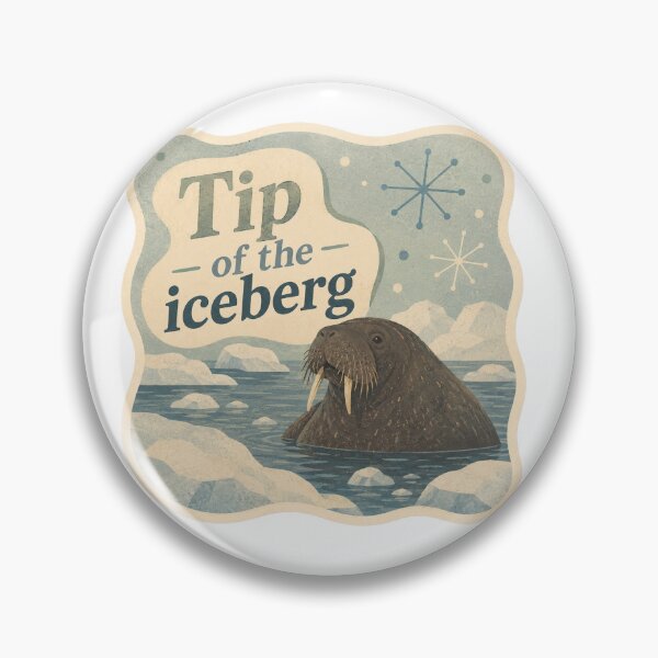 Item preview, tip of the iceberg walrus designed and sold by Urbantheseus.