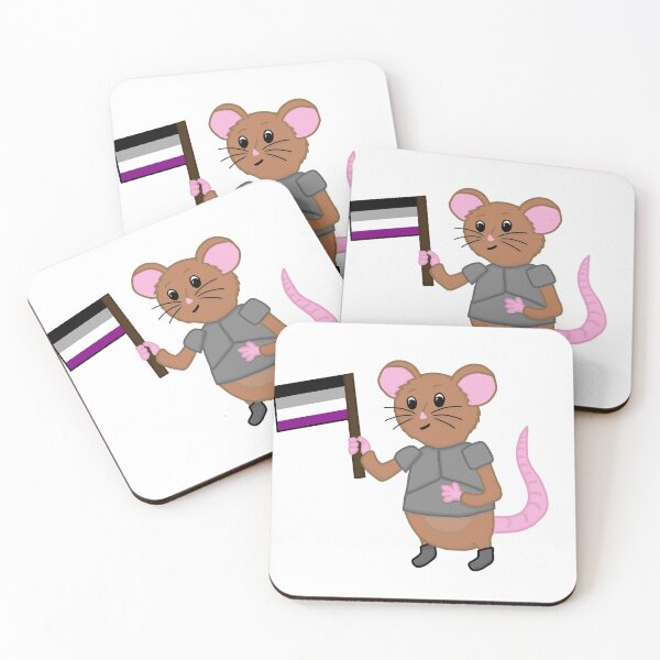 Item preview, Sir Wombleton With Asexual Pride Flag designed and sold by ChloeCosDesigns.