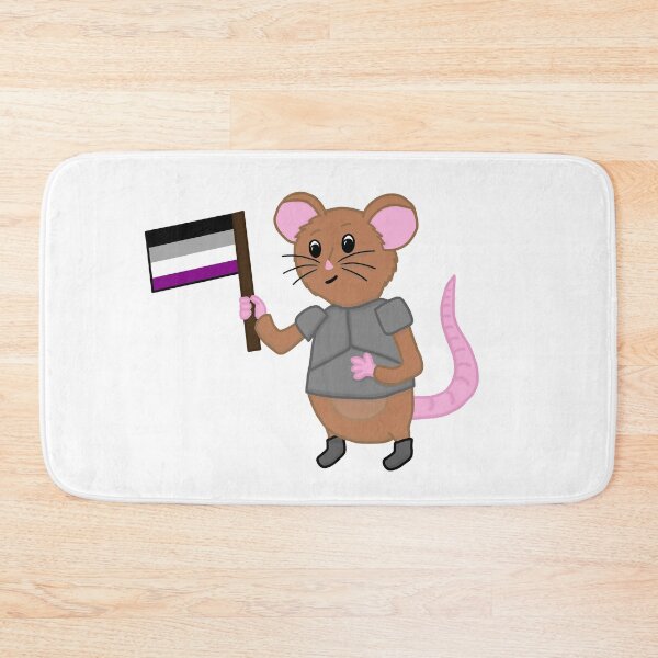 Item preview, Sir Wombleton With Asexual Pride Flag designed and sold by ChloeCosDesigns.