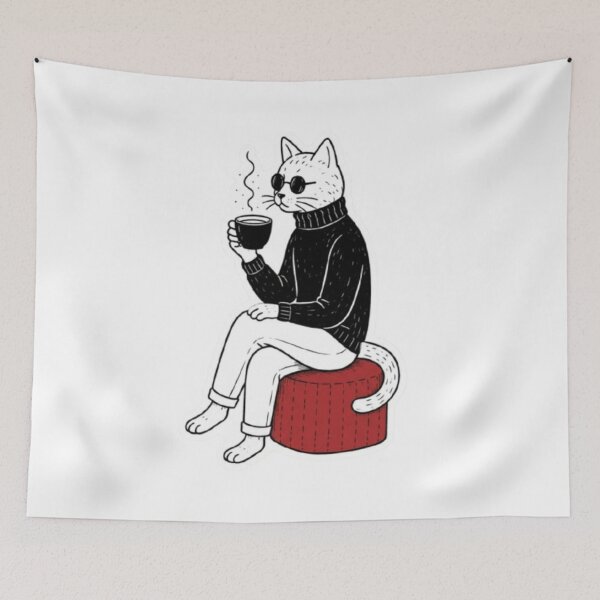 Item preview, CafeCat designed and sold by Snurly.