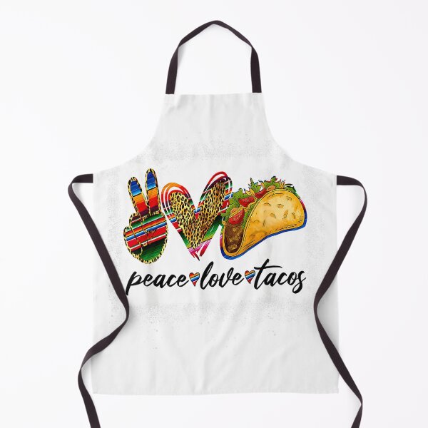 Item preview, Peace Love Tacos Shirt Cute Taco Tuesday Mexican Food Lovers T-Shirt designed and sold by rawr00.