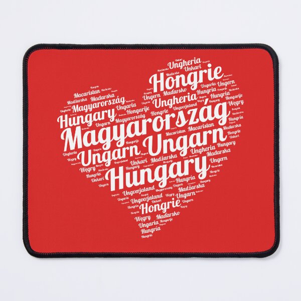 Item preview, Hungary Heart Word Cloud Art designed and sold by Fabrikola.