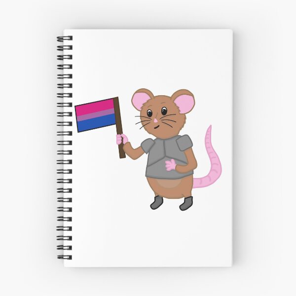 Aperçu de l'œuvre Sir Wombleton avec le drapeau de la fierté bisexuelle créée et vendue par ChloeCosDesigns.