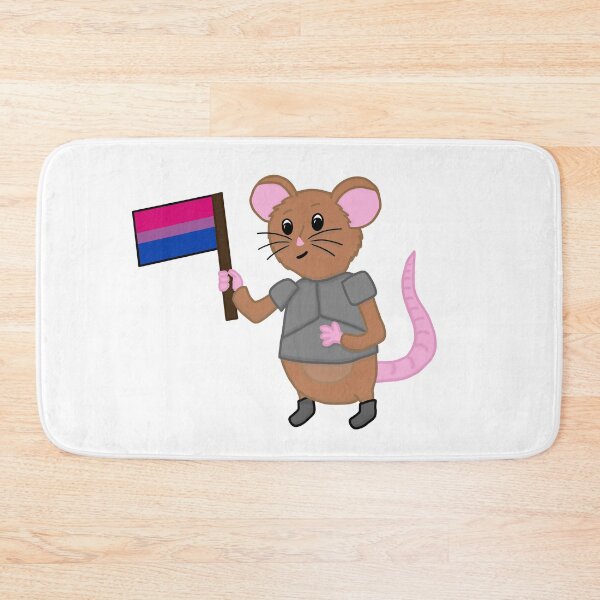 Item preview, Sir Wombleton With Bisexual Pride Flag designed and sold by ChloeCosDesigns.