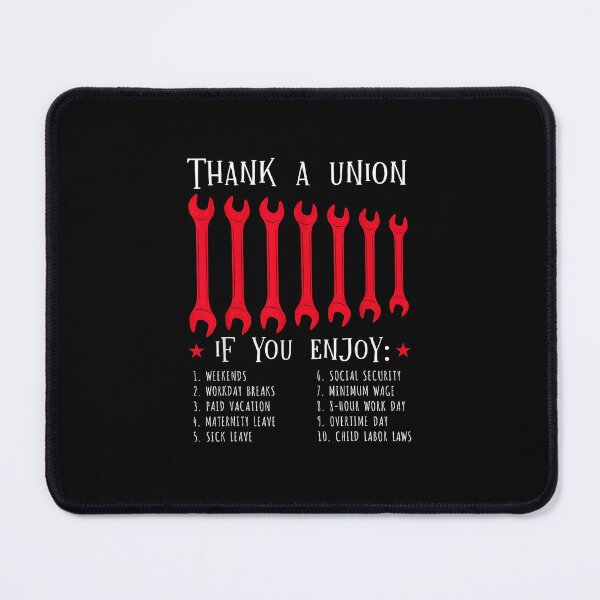 Item preview, Thank A Union Labor Rights Vintage Industrial Design designed and sold by Methahshop.
