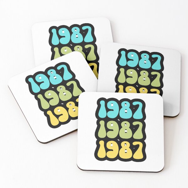 Item preview, 1987 Legendary Birthday Typography Design designed and sold by variant designer.