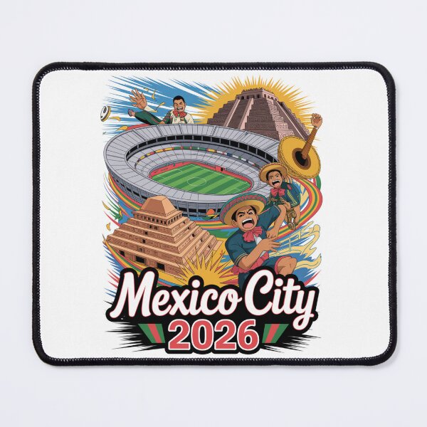 Item preview, Mexico City 2026 Azteca Stadium Pyramid Mariachi T-Shirt V9 designed and sold by DarylWelsh2024.