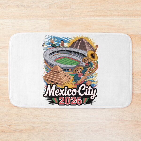 Item preview, Mexico City 2026 Azteca Stadium Pyramid Mariachi T-Shirt V9 designed and sold by DarylWelsh2024.