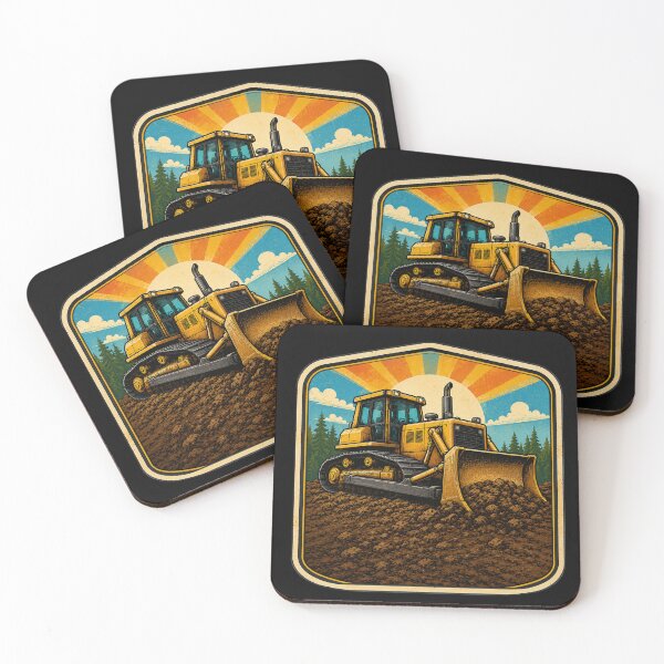Item preview, Bulldozer Operator Vintage Heavy Equipment Construction Design designed and sold by kakmi-art.