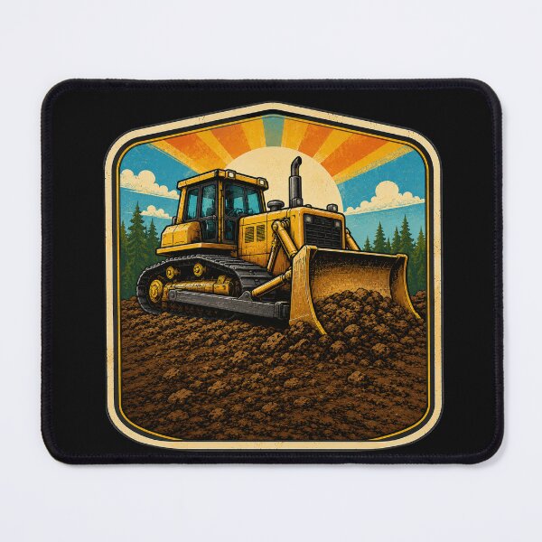 Item preview, Bulldozer Operator Vintage Heavy Equipment Construction Design designed and sold by kakmi-art.