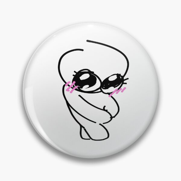 Item preview, Blushing Kawaii Emoji Reaction designed and sold by ThinkHappyLife.