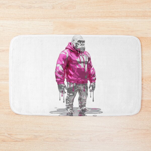 Item preview, Liquid Metallic Chrome Melting Hypebeast Gorilla Hoodie designed and sold by DripCultureLab.