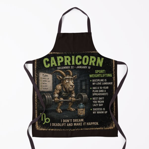Item preview, Capricorn Gym Tee designed and sold by TheThriftyBrit.