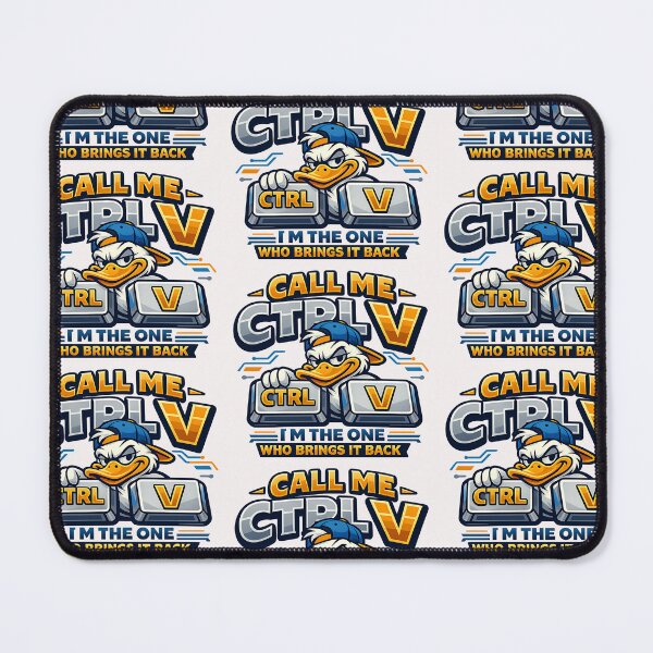 Item preview, Call Me CTRL V Funny Copy Paste Duck Design designed and sold by TeeTimeTreasure.