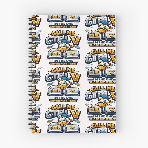 Item preview, Call Me CTRL V Funny Copy Paste Duck Design designed and sold by TeeTimeTreasure.