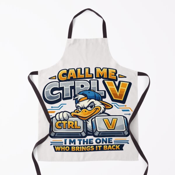 Item preview, Call Me CTRL V Funny Copy Paste Duck Design designed and sold by TeeTimeTreasure.