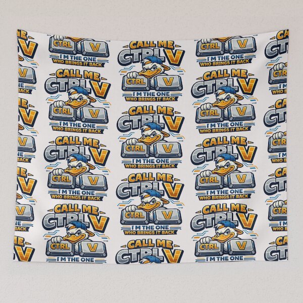 Item preview, Call Me CTRL V Funny Copy Paste Duck Design designed and sold by TeeTimeTreasure.