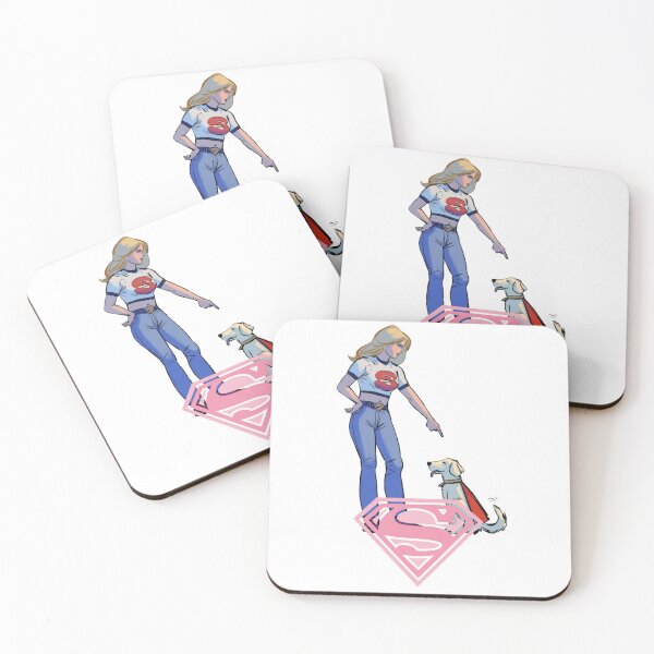 Item preview, Supergirl & Krypto Retro Style | DC Comics Fan Art designed and sold by NDrake31.