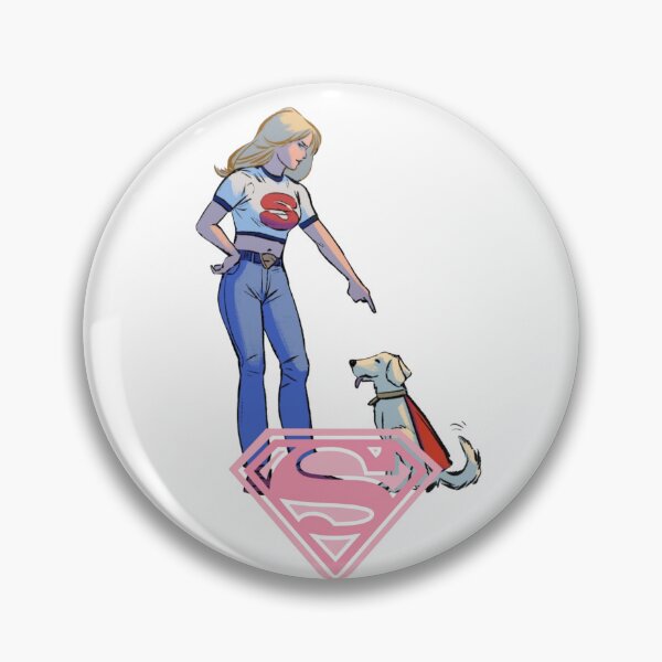 Item preview, Supergirl & Krypto Retro Style | DC Comics Fan Art designed and sold by NDrake31.