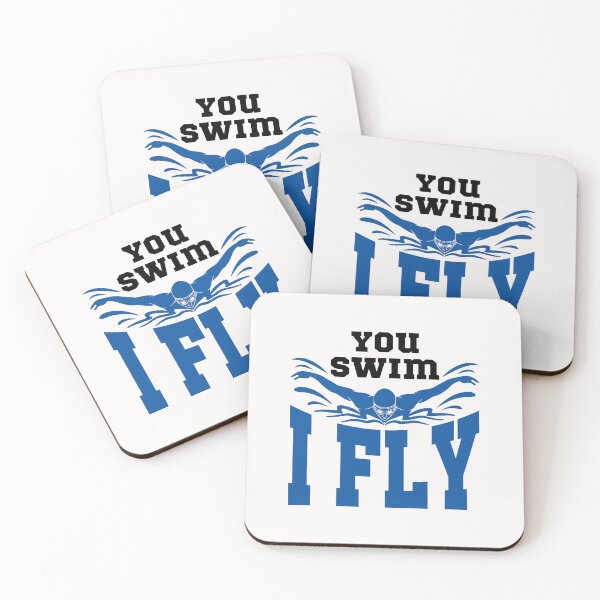 Item preview, You Swim I Fly Butterfly Swimmer Swimmer designed and sold by jaygo.