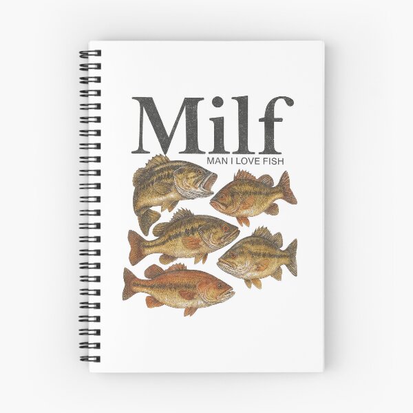 Item preview, MILF Man I Love Fish Funny Bass Fishing Fisherman designed and sold by ostenlee.