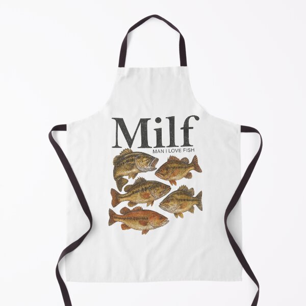 Item preview, MILF Man I Love Fish Funny Bass Fishing Fisherman designed and sold by ostenlee.