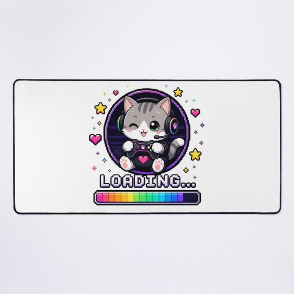 Item preview, Loading Cat Gaming Tee designed and sold by Stylestickers55.