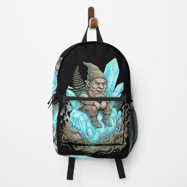 Item preview, Hand Drawn Forest Gnome Crystal Keep Out designed and sold by EKHOAISTORE.