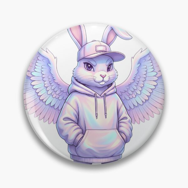 Item preview, Aesthetic Angel Wings Hypebeast Bunny Pastel Gradient designed and sold by DripCultureLab.