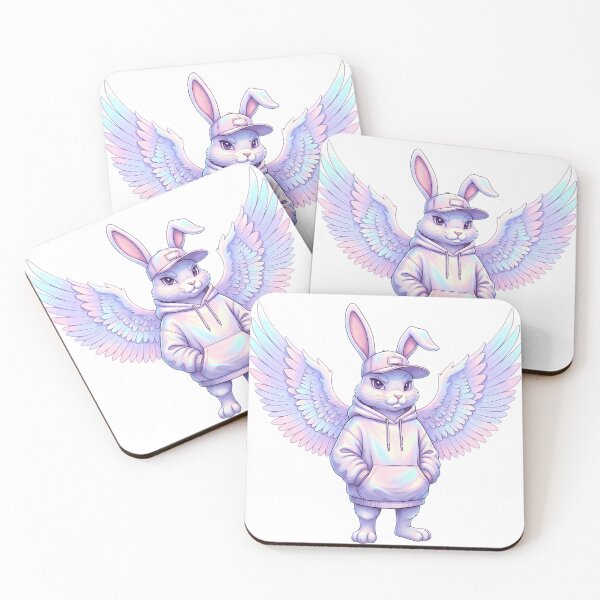 Item preview, Aesthetic Angel Wings Hypebeast Bunny Pastel Gradient designed and sold by DripCultureLab.