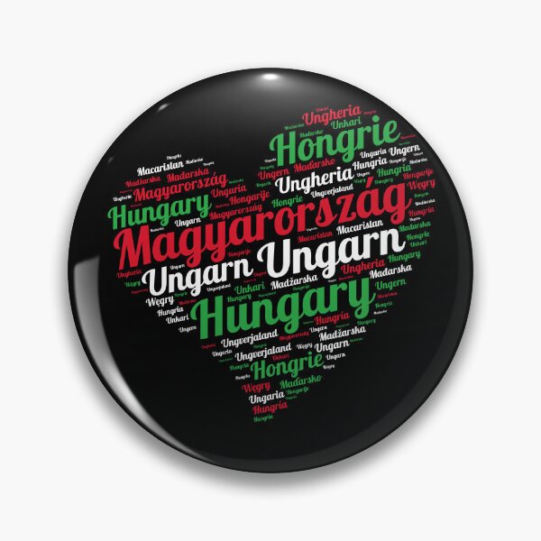 Item preview, Hungary Heart Word Cloud Art designed and sold by Fabrikola.