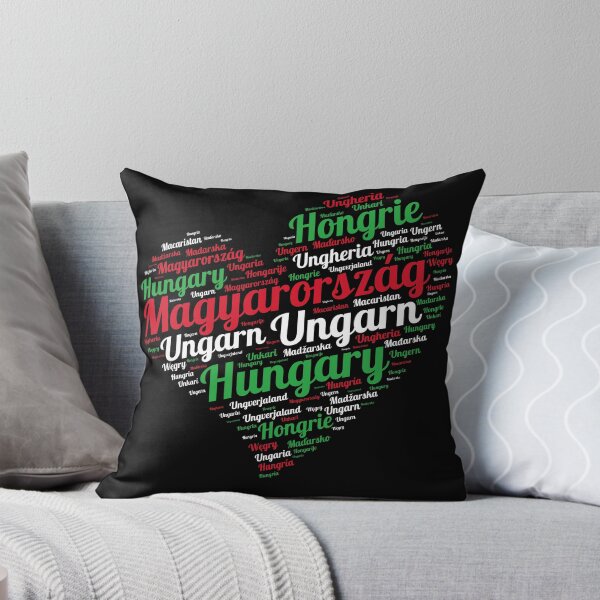 Item preview, Hungary Heart Word Cloud Art designed and sold by Fabrikola.