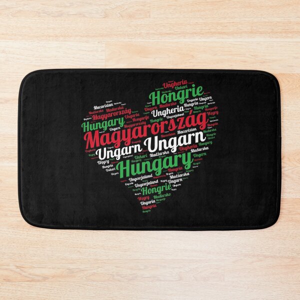 Item preview, Hungary Heart Word Cloud Art designed and sold by Fabrikola.