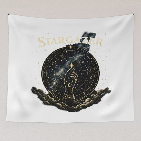 Item preview, Stargazer Celestial Star Map Astrology Shirt designed and sold by PatiImagination.