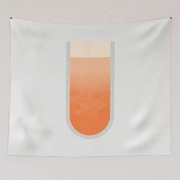 Item preview, Bellini Cocktail Minimalist Illustration designed and sold by archetype prints.