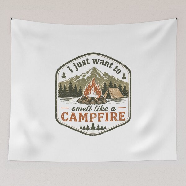 Item preview, I Just Want to Smell Like a Campfire designed and sold by DemureArtsy.