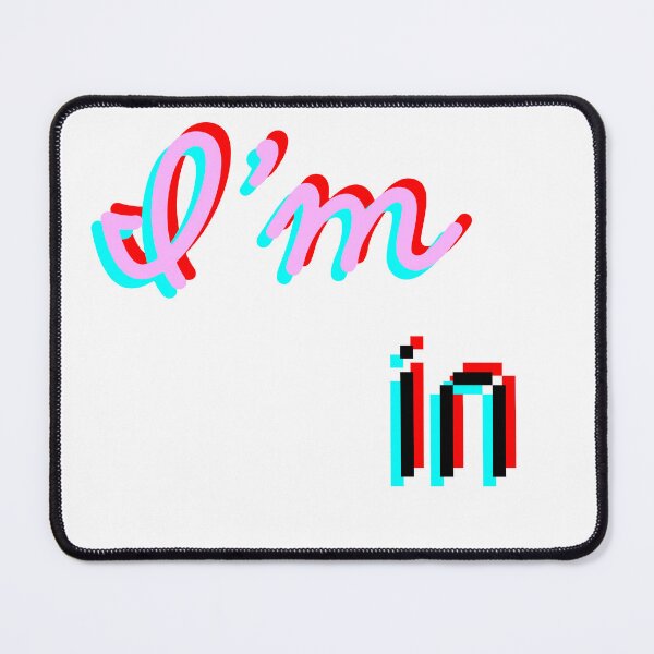 Item preview, I'm In Retro Glitch Typography Design designed and sold by Lazycocoon.