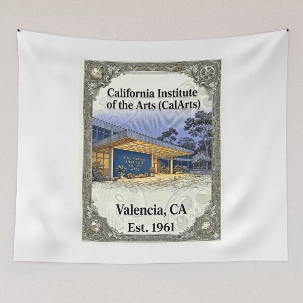 Item preview, Vintage CalArts Banknote Engraving Art Style designed and sold by EvergreenPark - Tee Studio.