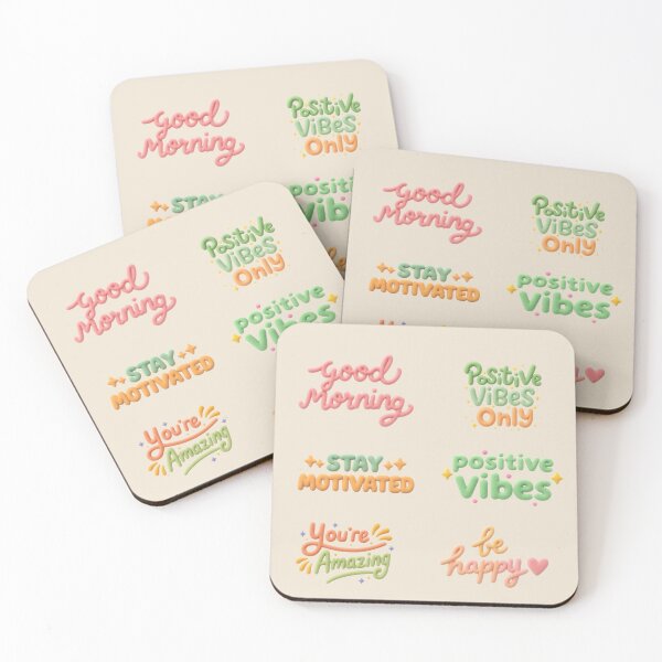 Item preview, Positive Vibes Only Cute Pastel Typography designed and sold by Siti Hoiriyah.