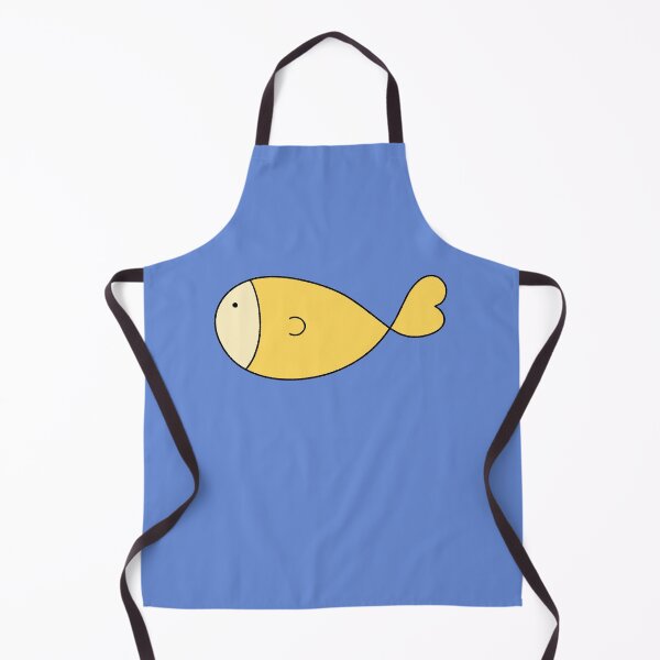 Item preview, Cute Minimalist Yellow Fish Illustration designed and sold by ubborn.