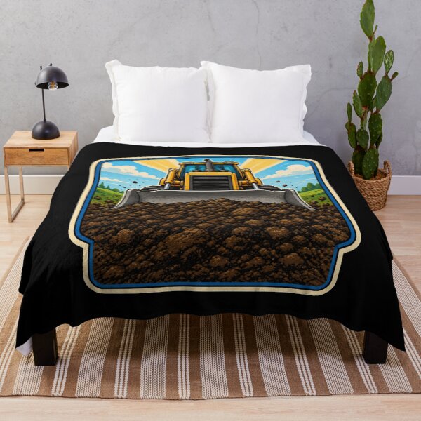 Item preview, Bulldozer Pushing Dirt Heavy Equipment Operator Construction Design designed and sold by kakmi-art.