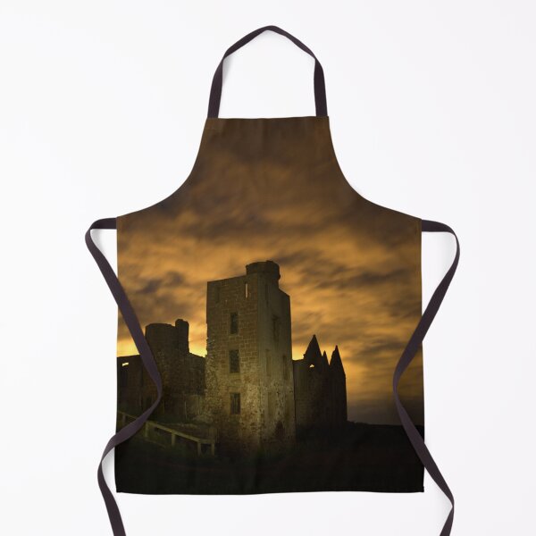 Item preview, Slains Castle, Draculas Castle Burns in the Dusk Light designed and sold by Scott-Tilley Photography.