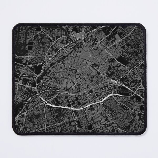 Item preview, Manchester Night Map Print Dark designed and sold by WordsSquirrel.
