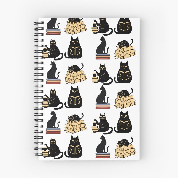 Item preview, Black Cat Reading Book Sticker Pack | Cute Gothic Kawaii Bookish Cats for Book Lovers designed and sold by Art IN Pack.